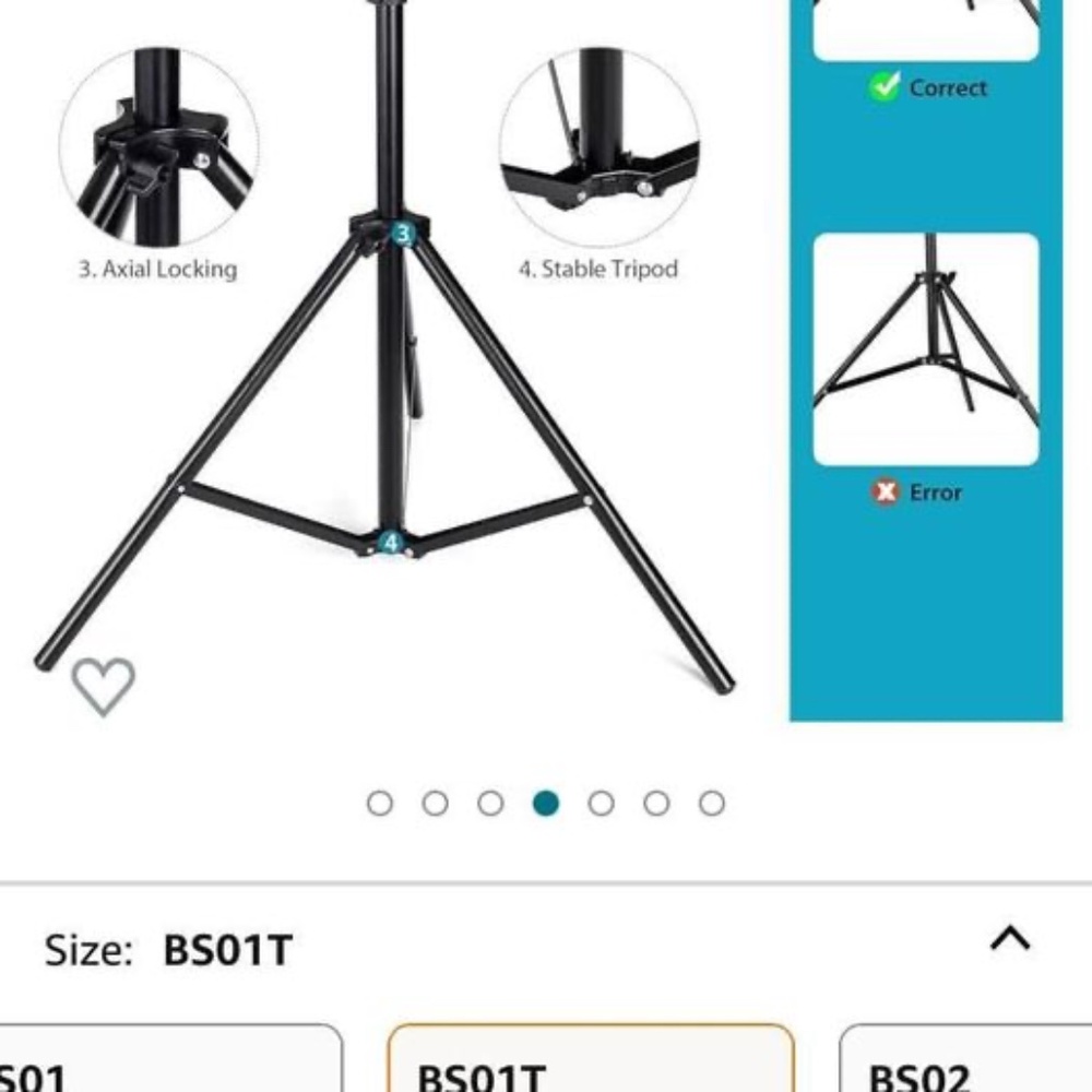 T Shape Backdrop Stand Holder 5 ft wide